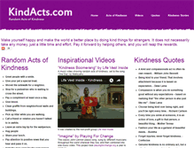 Tablet Screenshot of kindacts.com